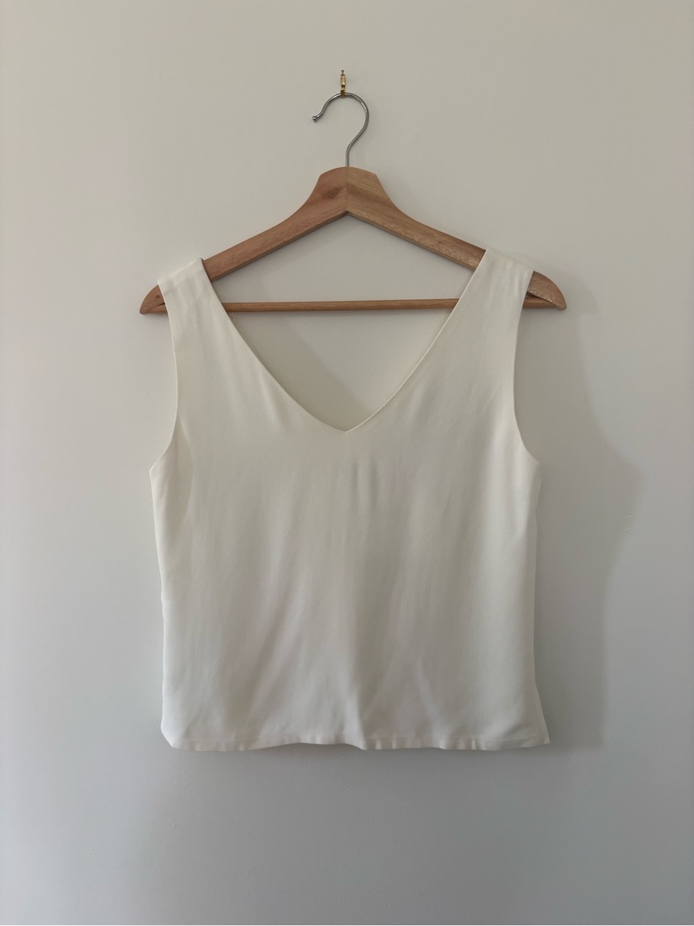 Sonia Rykiel Cream V-Neck Sleeveless Camisole